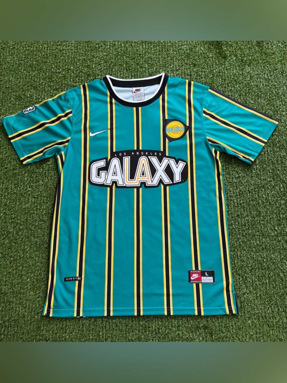 LA Galaxy Retro Soccer Jersey 1999- size L